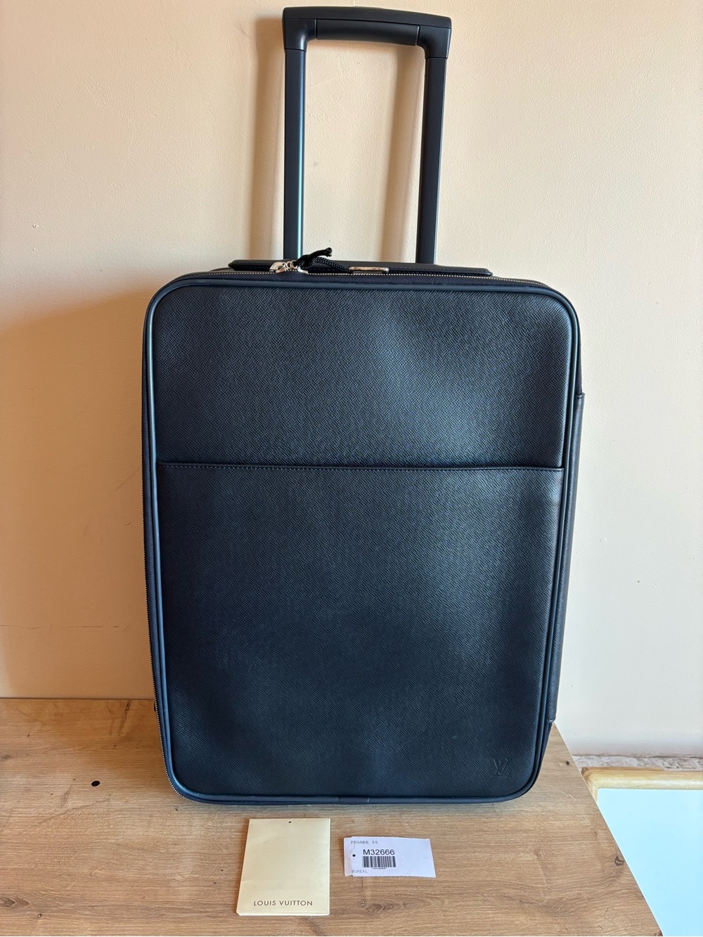 Louis Vuitton Black Rolling Travel Carry-On